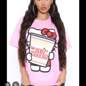 Cup noodles x hello kitty tee